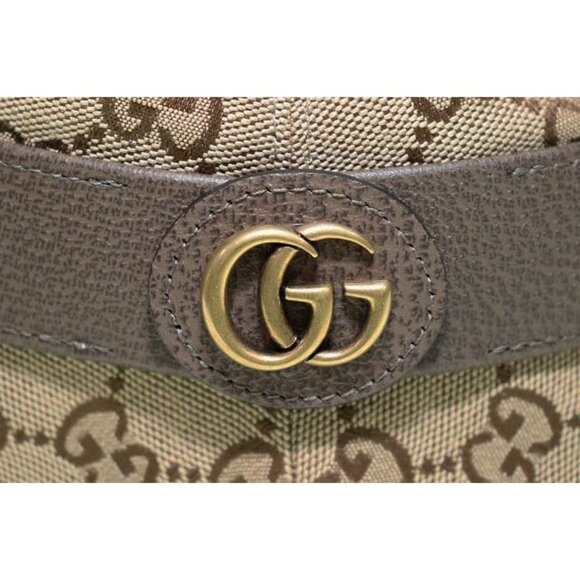 Gucci GG Canvas Fedora Hat L 4hg62 2564 Hat Bucket Hat Brown Aa main image 4